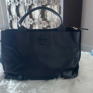 Large black Tory Burch purse.